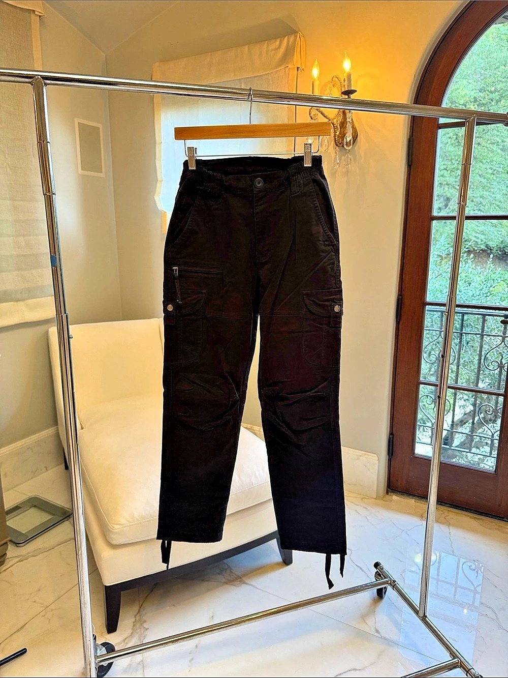 Black Cargo Pants Like New